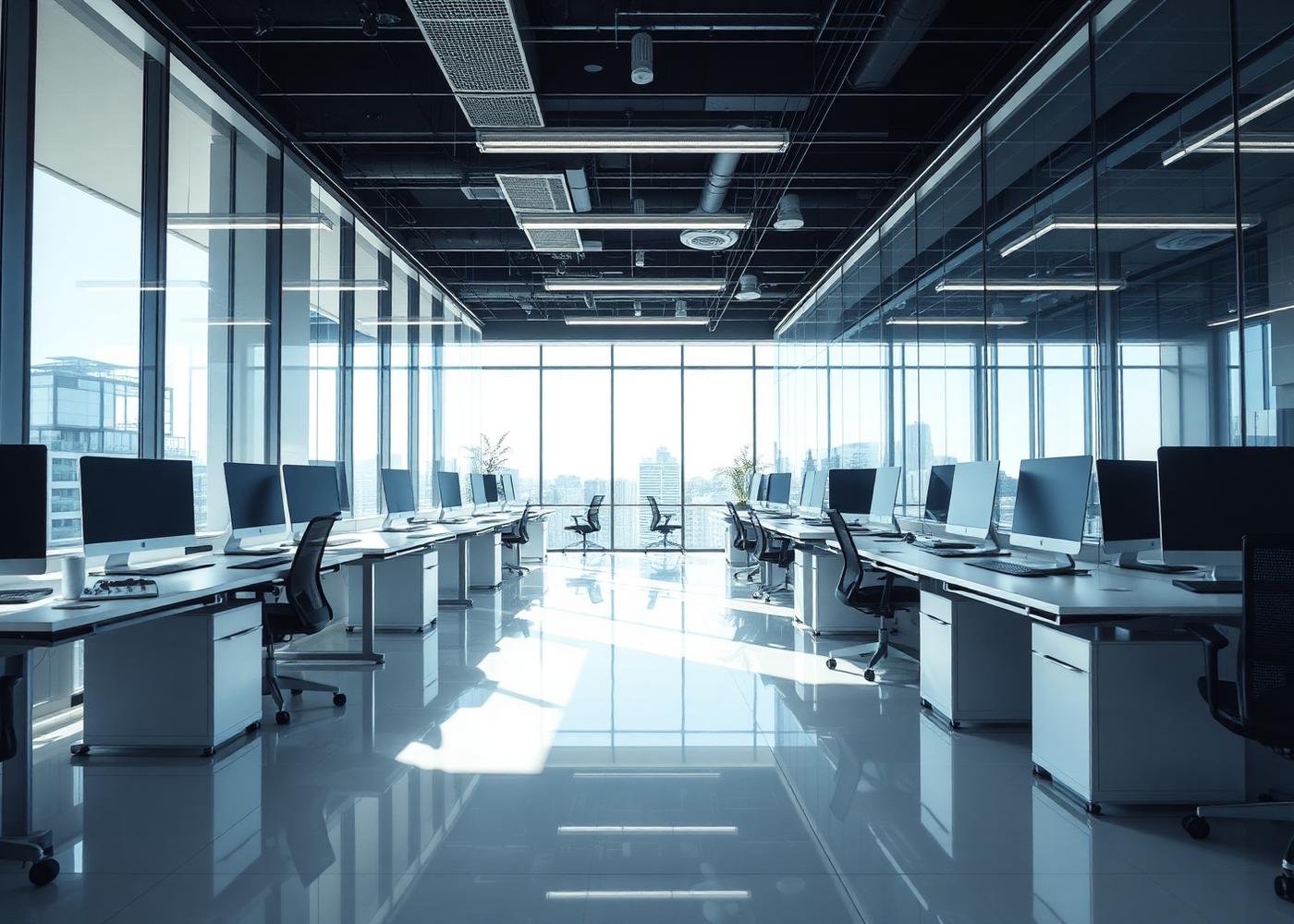 Spotless modern office in Ottawa